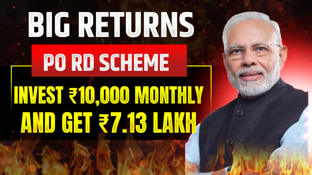 Post Office RD Scheme: Save ₹10,000 Monthly and Build ₹7.13 Lakh in just 5 Years - Check Now